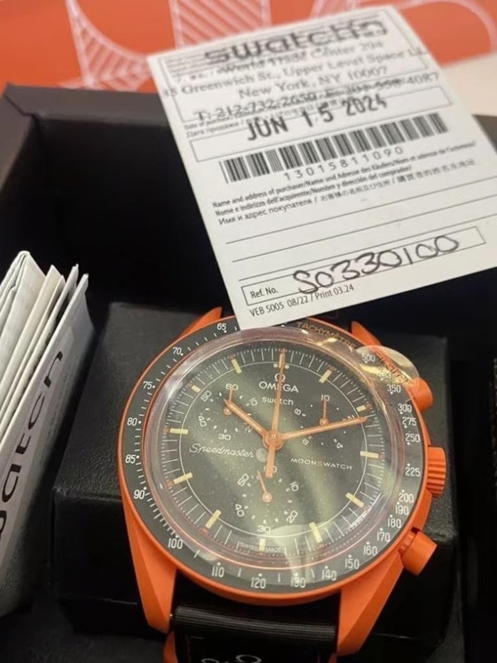 Omega x Swatch Moonswatch Mission On Earth: Lava